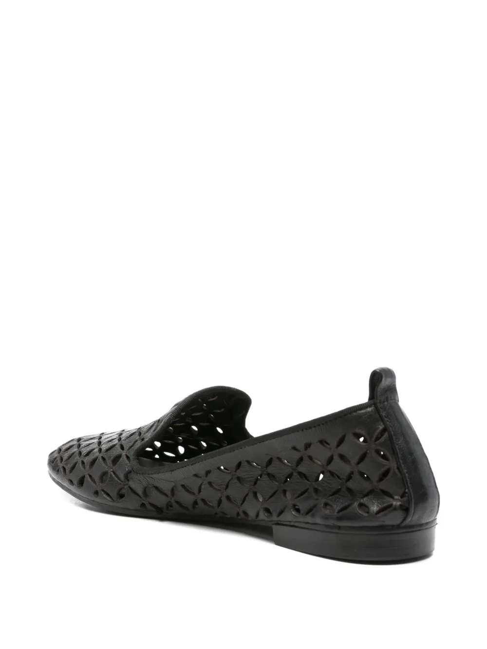 kudeta cut-out loafers Black