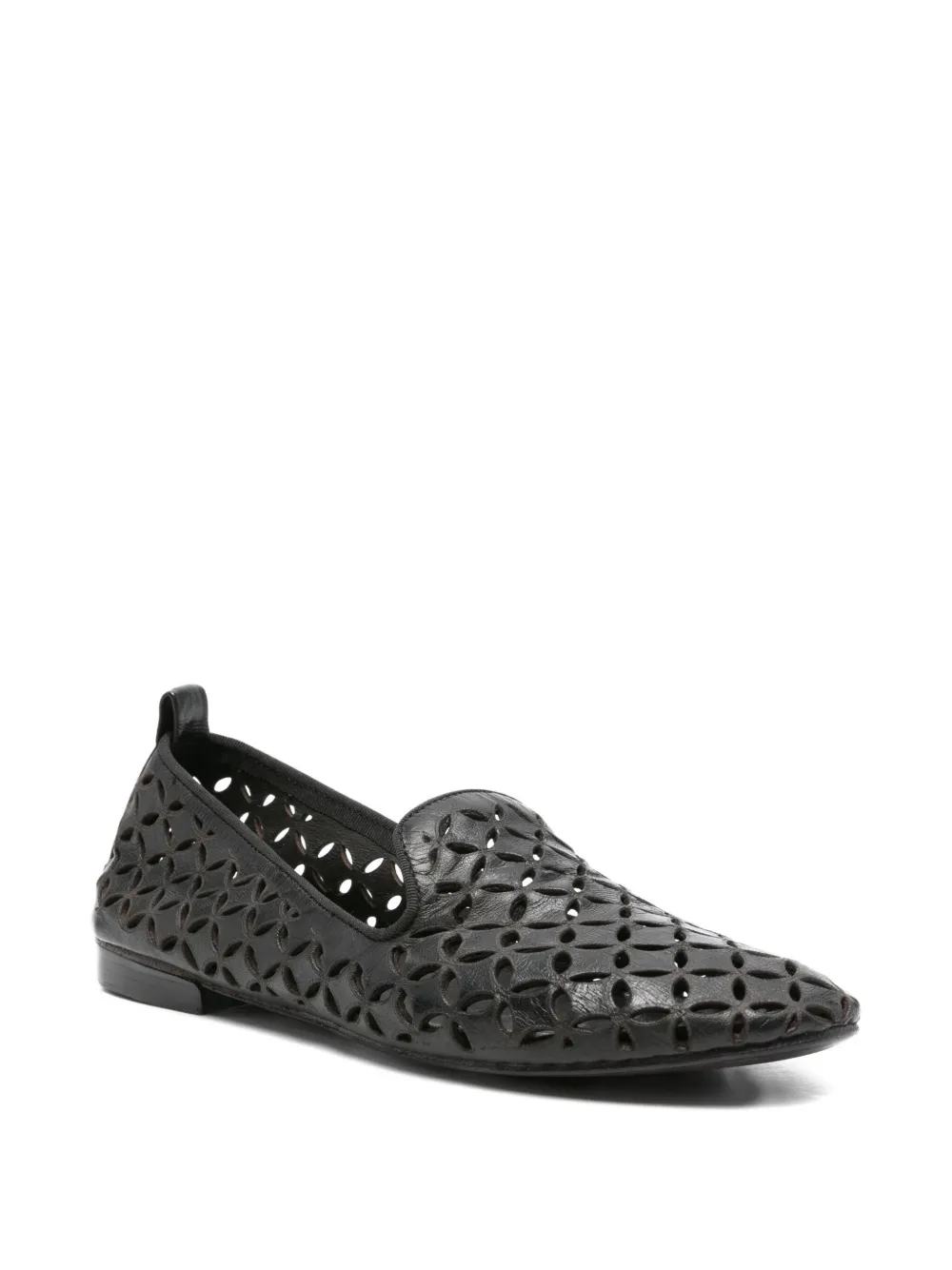 kudeta cut-out loafers Black