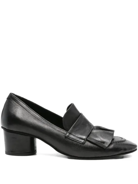 kudeta 40mm ruffled leather loafers