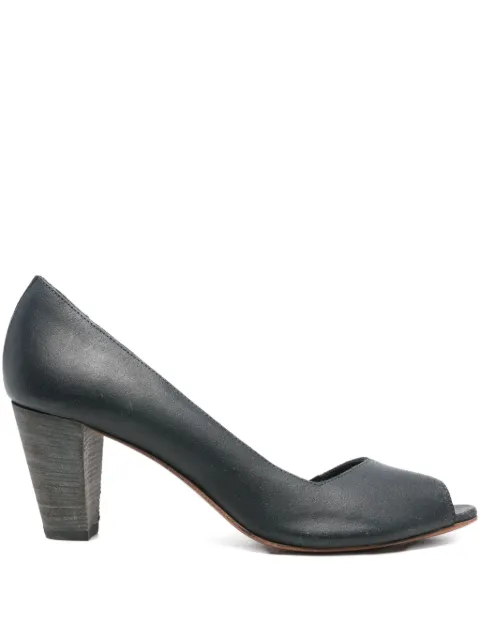 Reinhard Plank peep-toe block-heel pumps