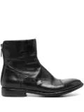 LEMARGO zip-fastening leather boots - Black