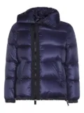 sacai asymmetric-zip padded jacket - Blue