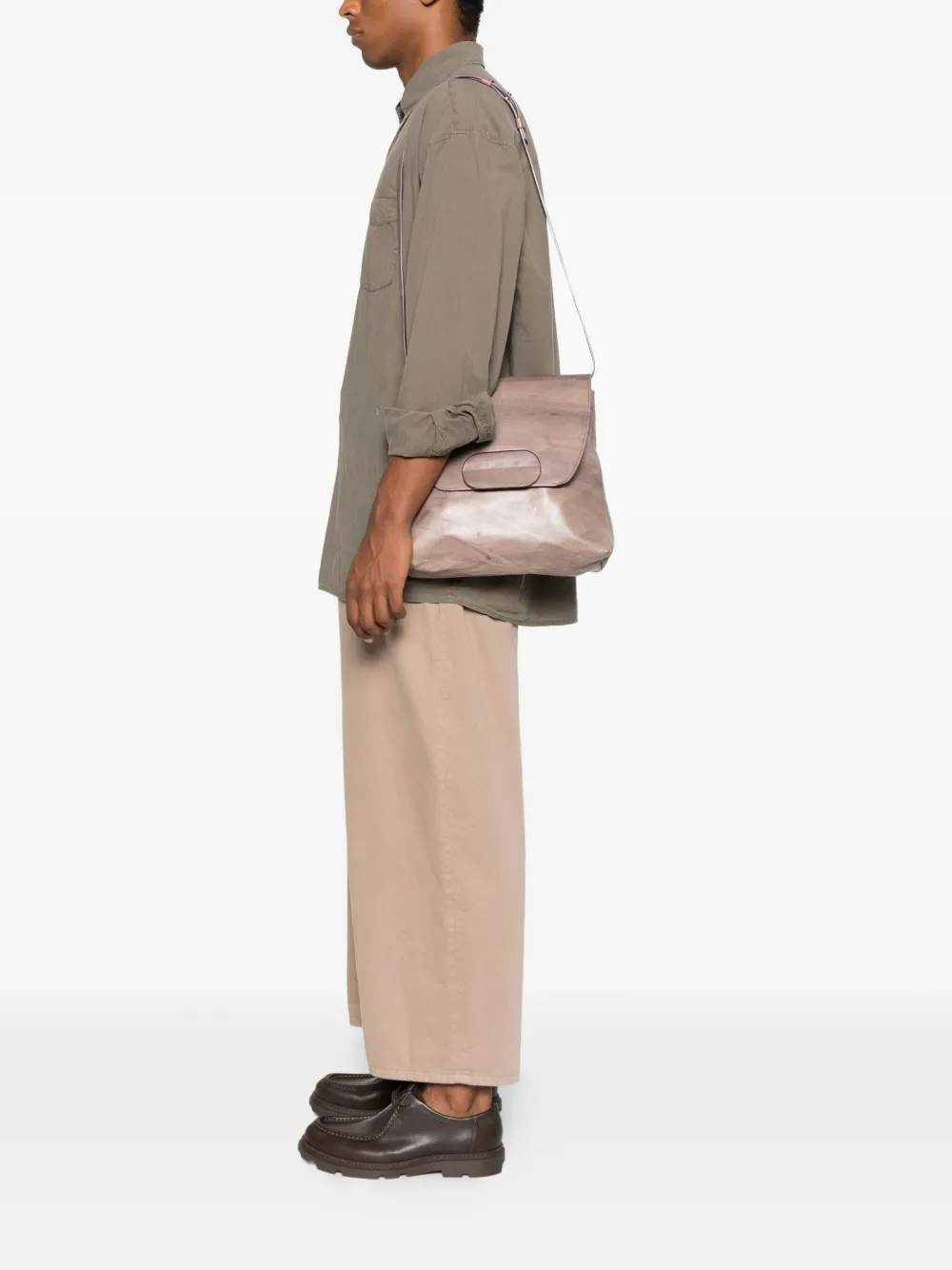 Cecchi De Rossi flap-detail leather shoulder bag | Women | Image 2