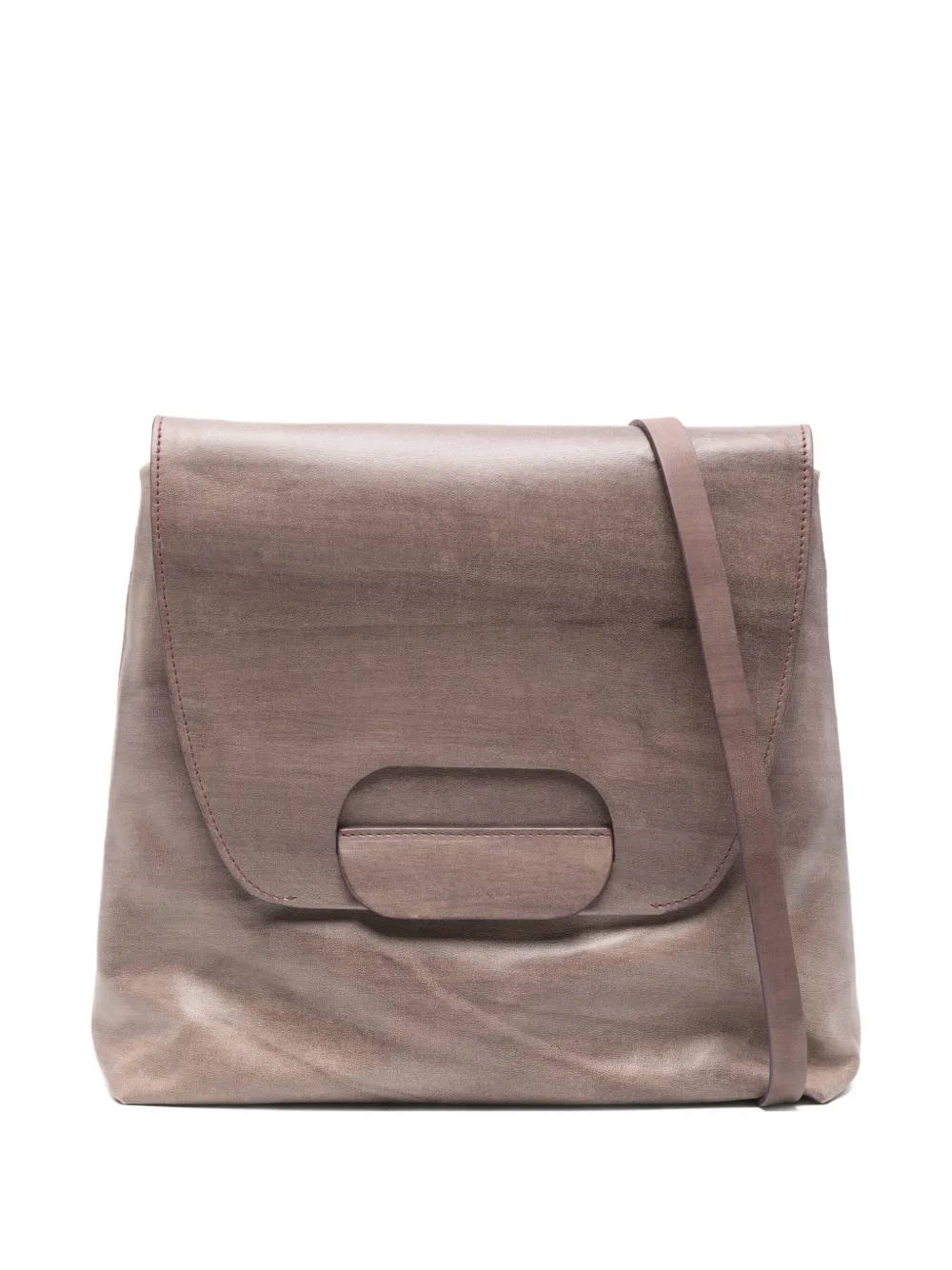 Cecchi De Rossi flap-detail leather shoulder bag | Purple | Image 1