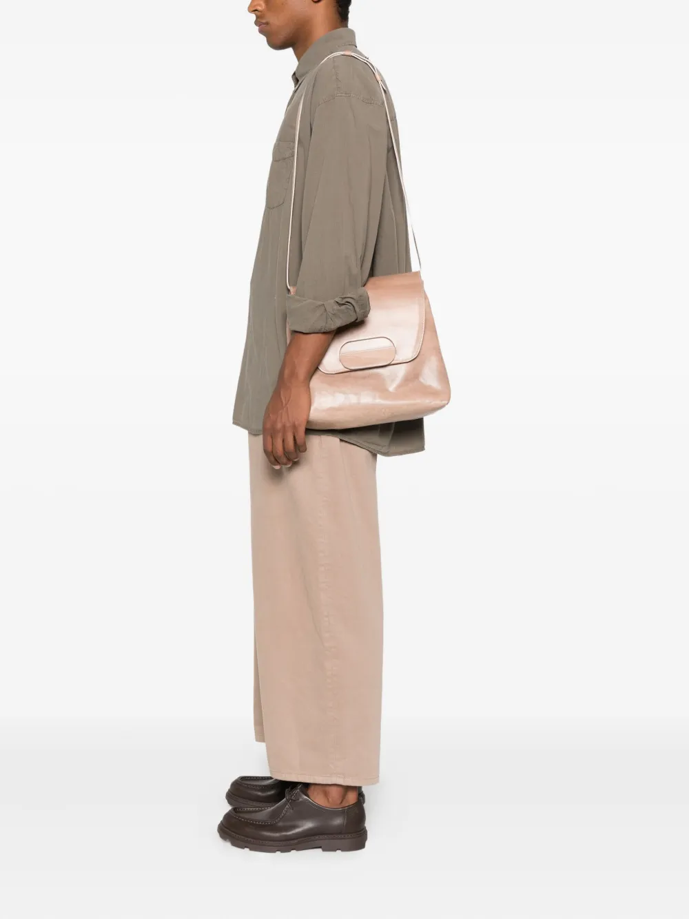 Cecchi De Rossi leather flap-detail shoulder bag | Women | Image 2