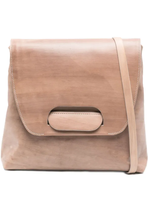 Cecchi De Rossi レザーショルダーバッグ | ニュートラル | FARFETCH JP