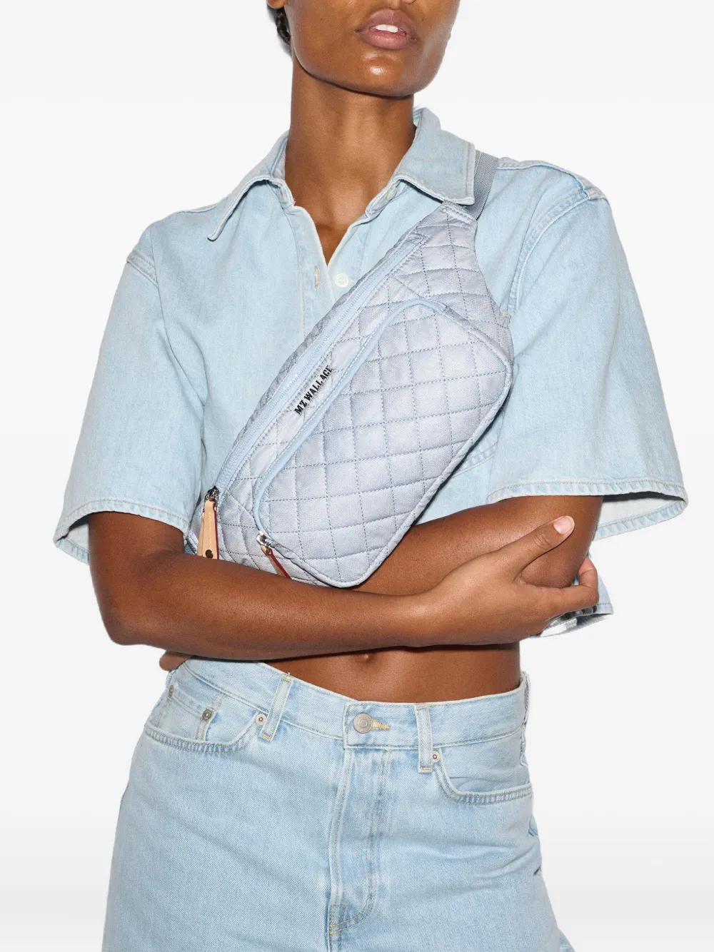 Mz Wallace Metro Sling quilted cross body bag | Image 2