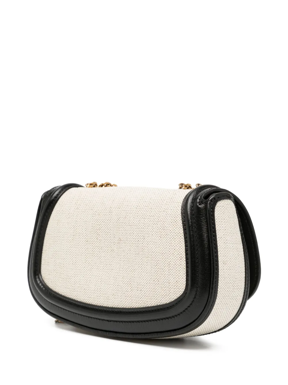 Chloé Circular-plaque Chain Shoulder Bag In Neutral