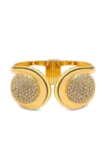 Oscar de la Renta pavé-set crystal bracelet - Gold