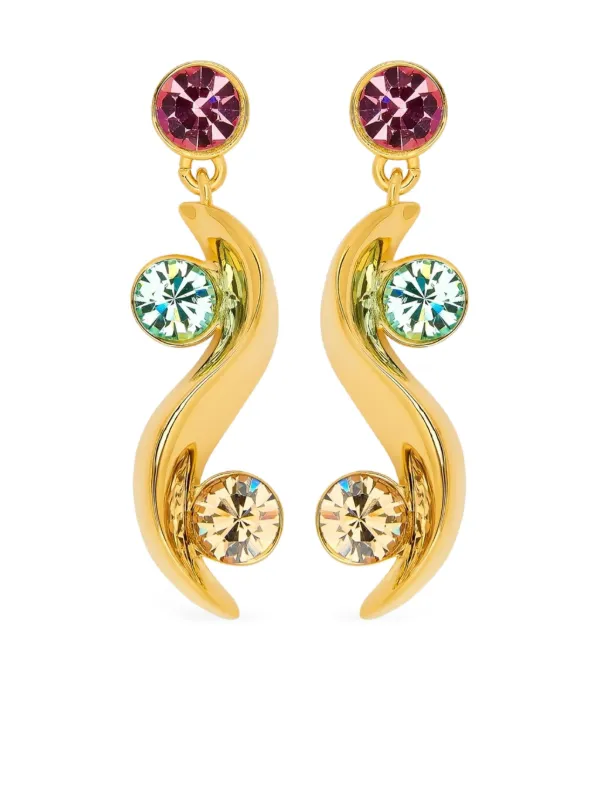 ▽Oscar de la Renta イヤリング ゴールドカラー ジュエリー ▽Oscar de la Renta イヤリング ゴールドカラー ジュエリー