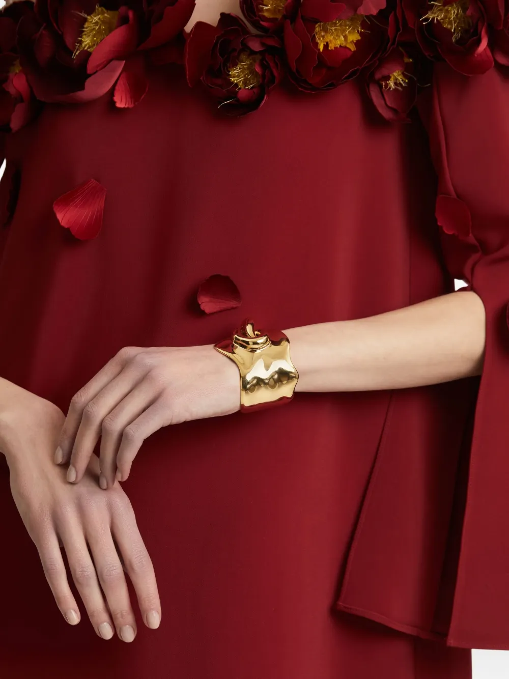 Oscar de la Renta Armband met geknoopt detail - Goud