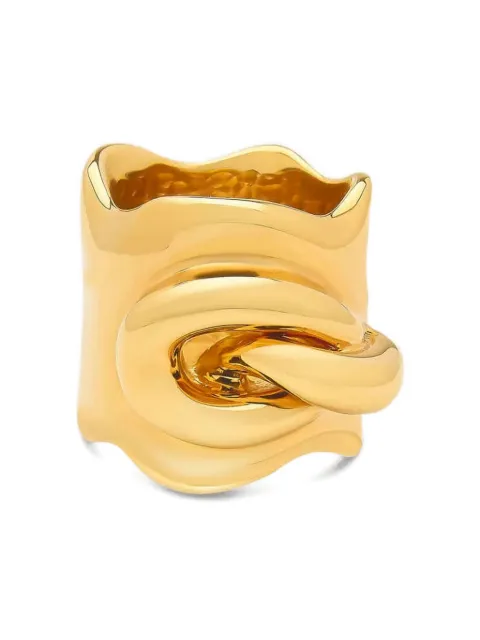 Oscar de la Renta chain-link sculpted ring