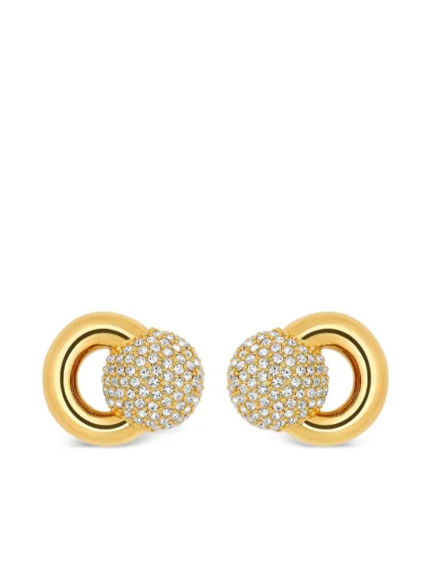 Oscar de la Renta Ohrringe mit Kristallen