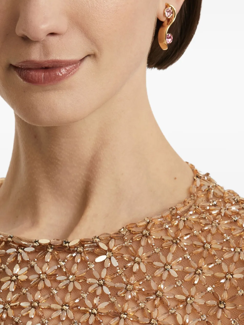 Oscar de la Renta crystal-embellished earrings | Image 2