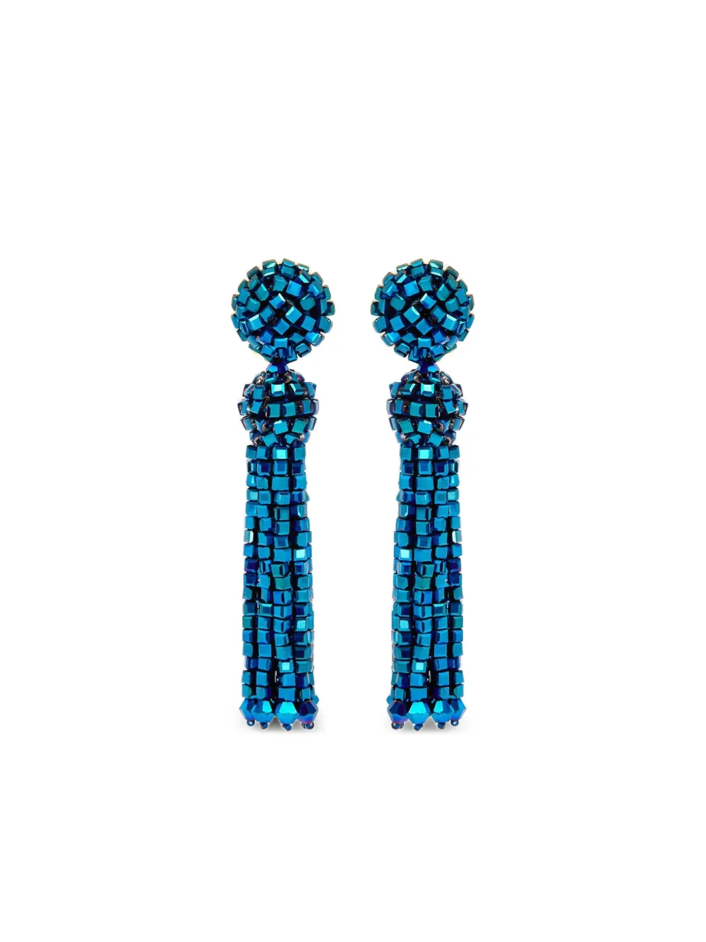beaded tassel earrings