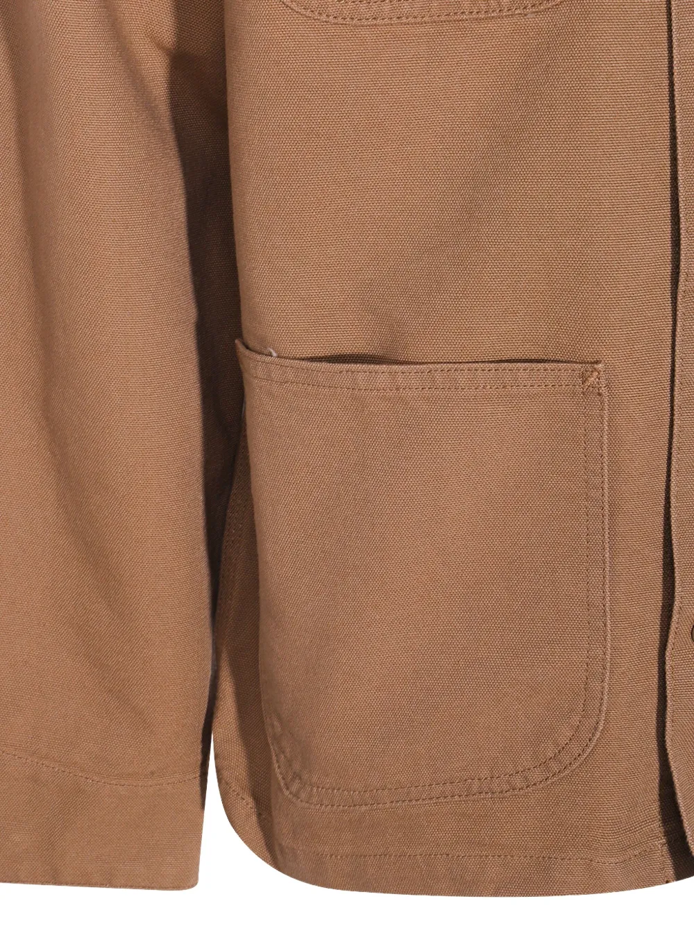 Carhartt WIP Jack met ribfluwelen kraag en knoopsluiting Bruin