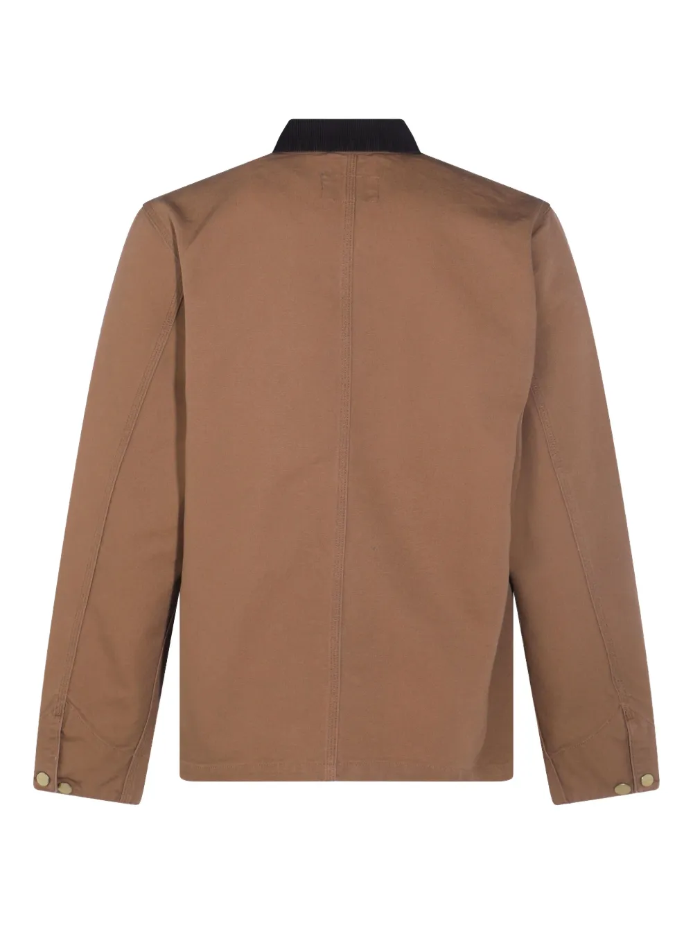 Carhartt WIP Jack met ribfluwelen kraag en knoopsluiting Bruin