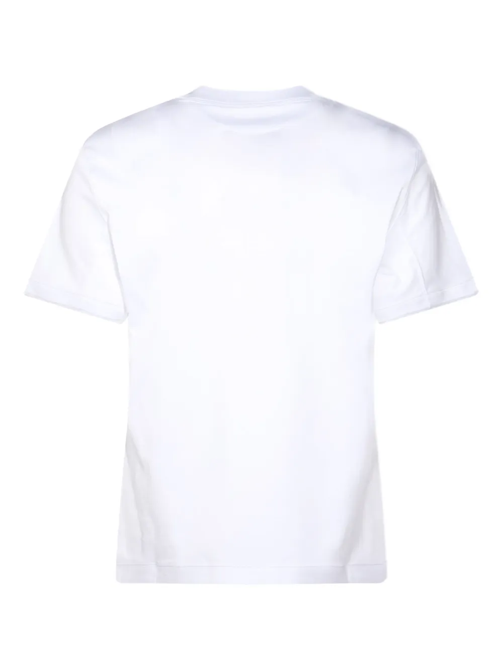 Brunello Cucinelli T-shirt met geborduurd logo Beige