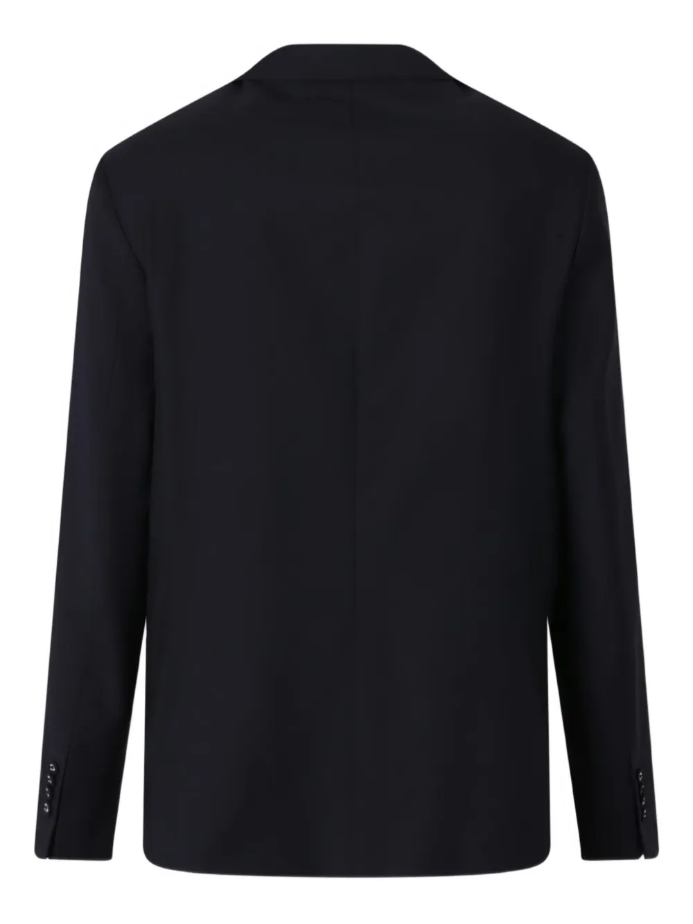 Officine Generale Wollen blazer met enkele rij knopen Blauw