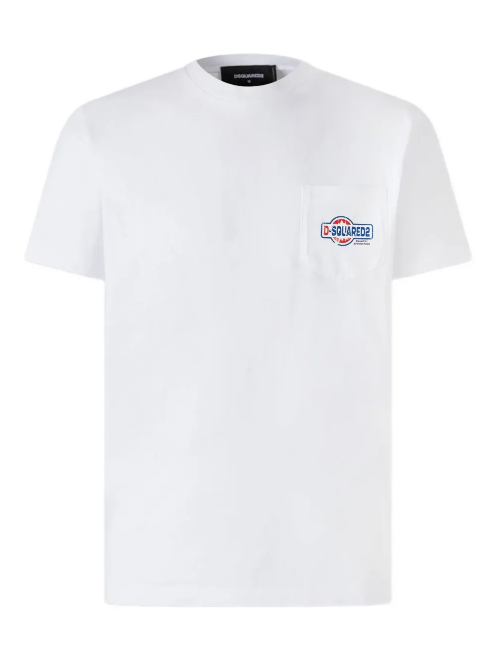 DSQUARED2 T-shirt met logopatch Wit