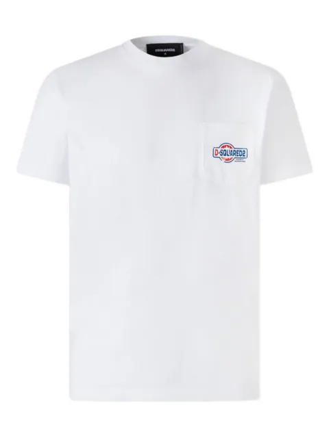 DSQUARED2 logo-patch pocket T-shirt