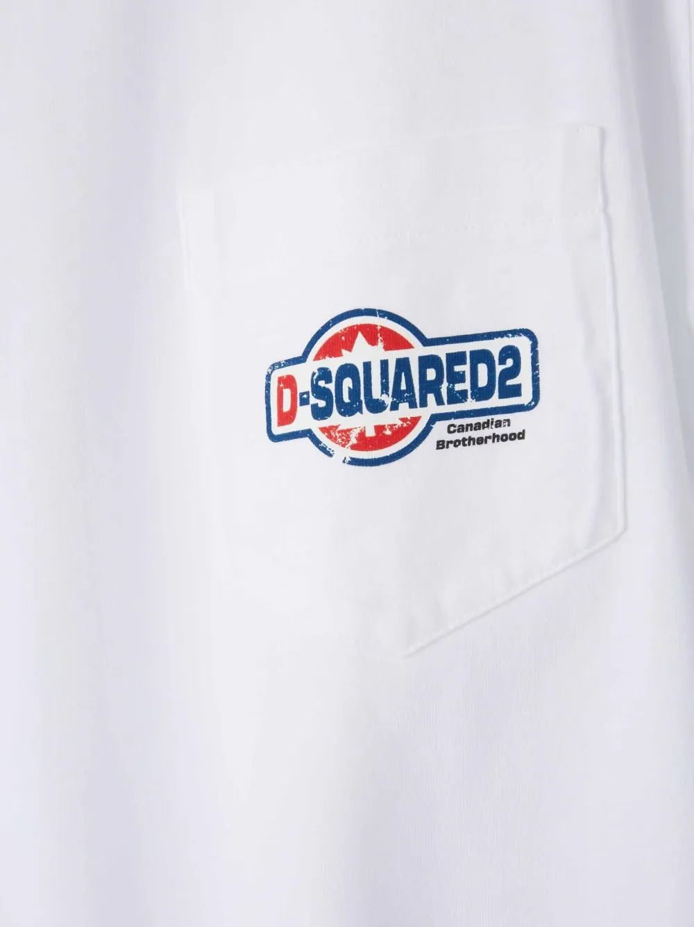 DSQUARED2 T-shirt met logopatch Wit