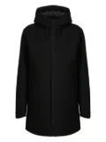 Herno hooded zip-up jacket - Black