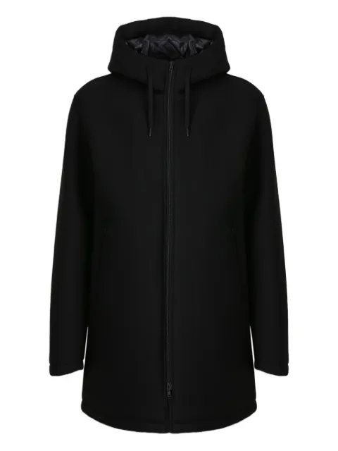 Herno hooded zip-up jacket