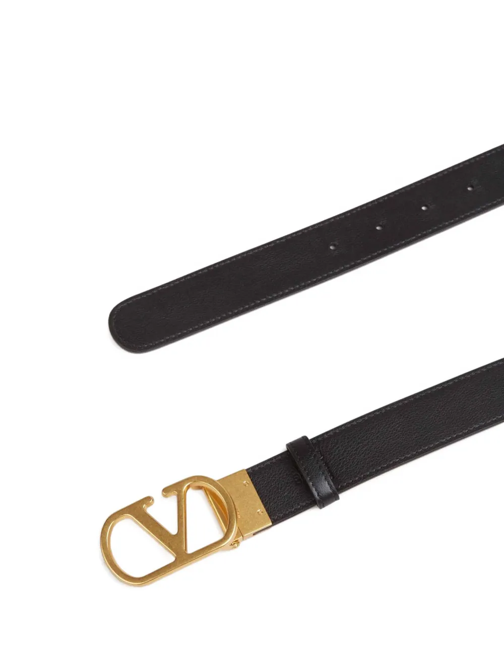 Valentino Garavani VLogo Signature leren riem Bruin