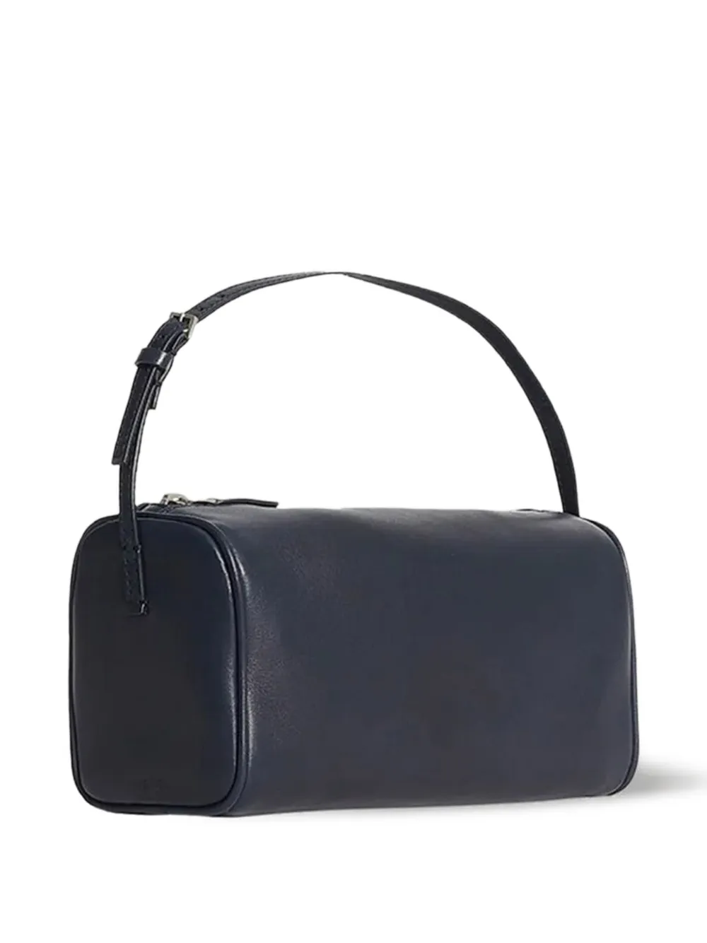 The Row 90's rounded leather tote bag Blauw