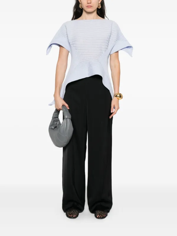 【定価¥137,500】JIL SANDER センタープレスパンツ Jil Sander センタープレス パンツ | ブラック | FARFETCH JP