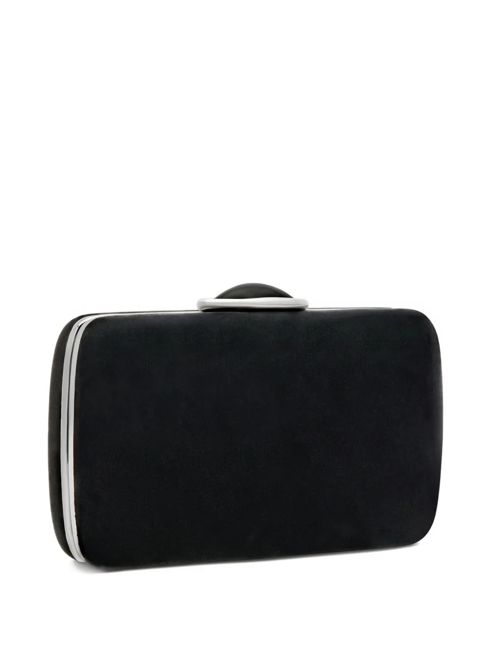 Oscar de la Renta O Minaudière fluwelen clutch Zwart