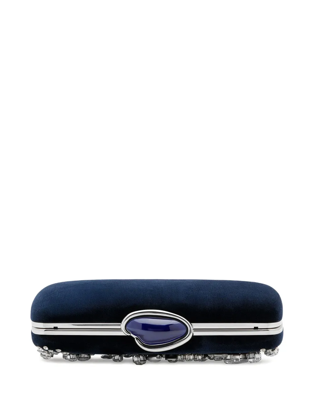 Oscar De La Renta Clutch Mit Kristallen In Blue