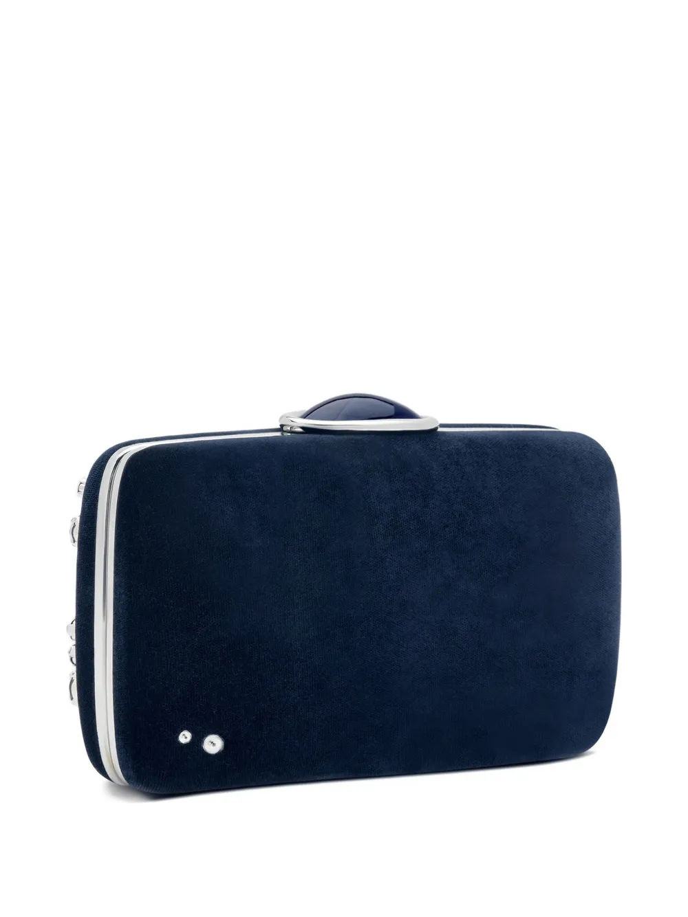 Oscar De La Renta Clutch Mit Kristallen In Blue