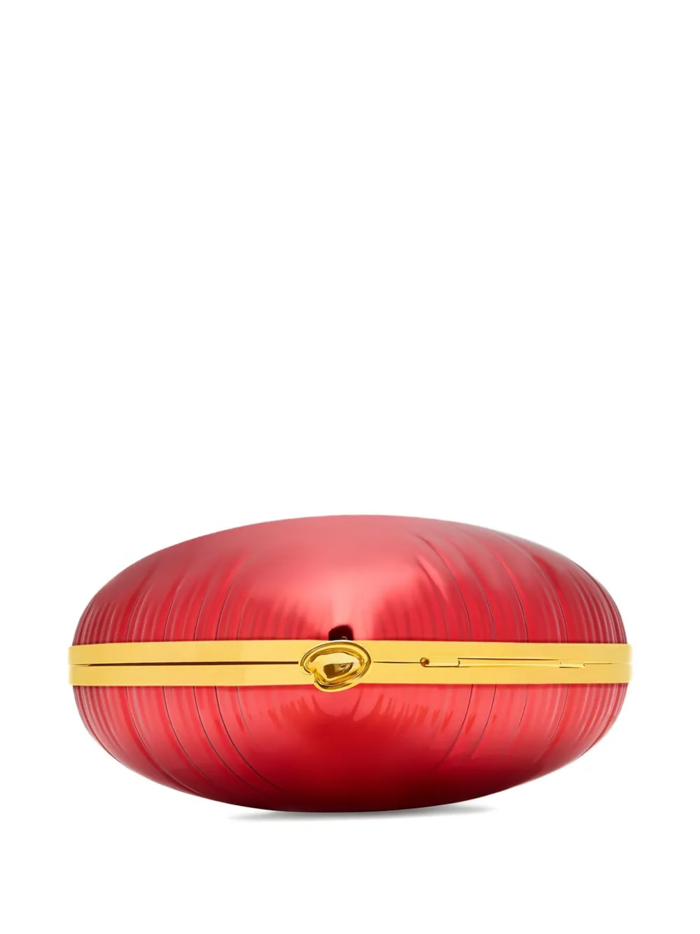 Oscar De La Renta Heart Balloon Clutch Bag In Red