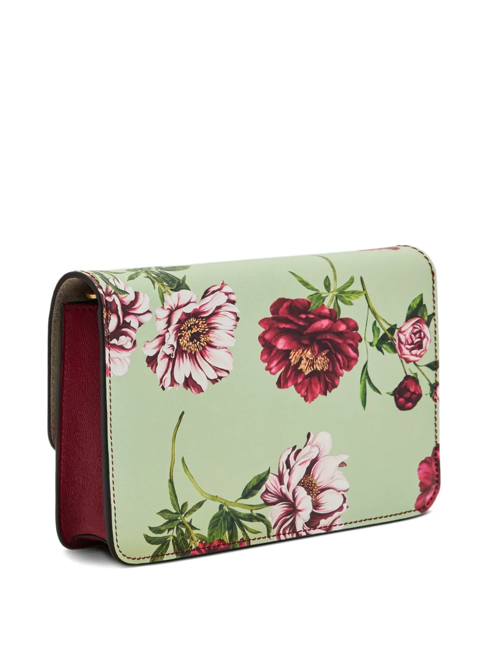 Oscar de la Renta Cherry Blossom crossbodytas Groen