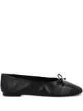 Blue Bird Shoes bow-detail leather ballet flats - Black