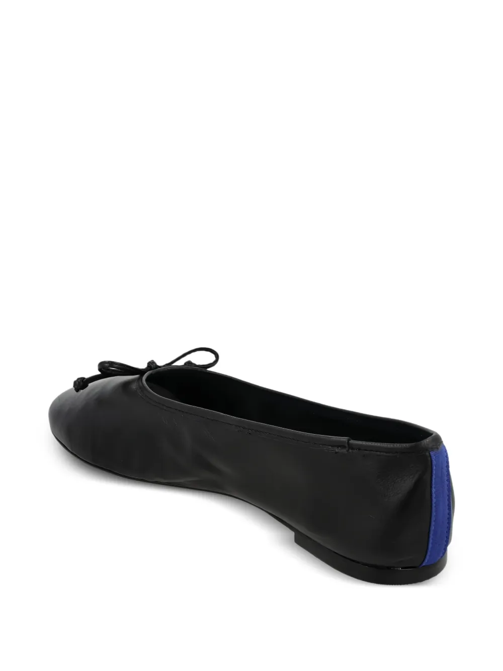 Blue Bird Shoes bow-detail leather ballet flats Black