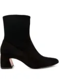 Blue Bird Shoes Silm suede boots - Black