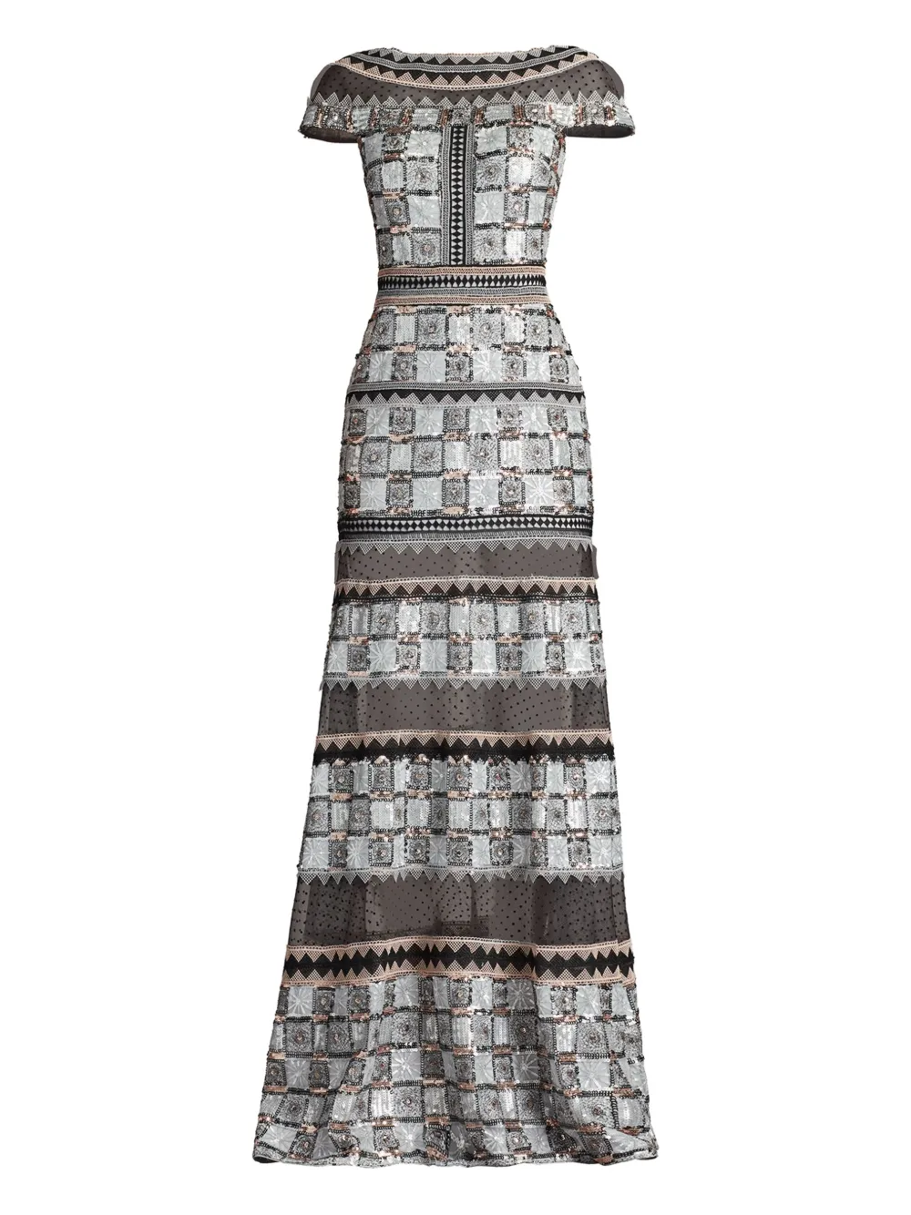 Tadashi Shoji Jovie jurk Grijs