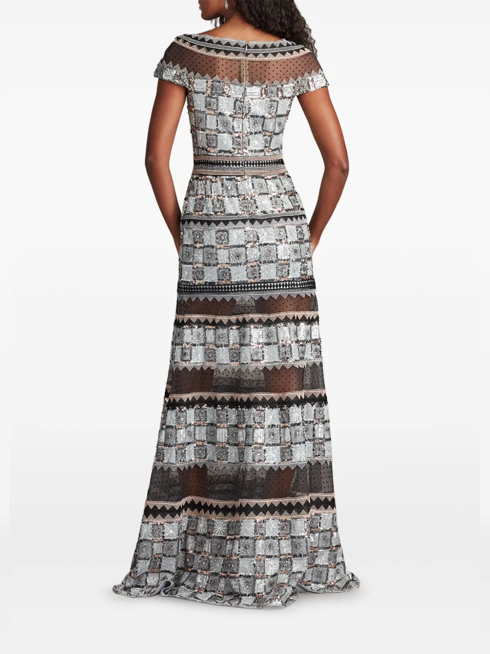 Tadashi Shoji Jovie jurk Grijs