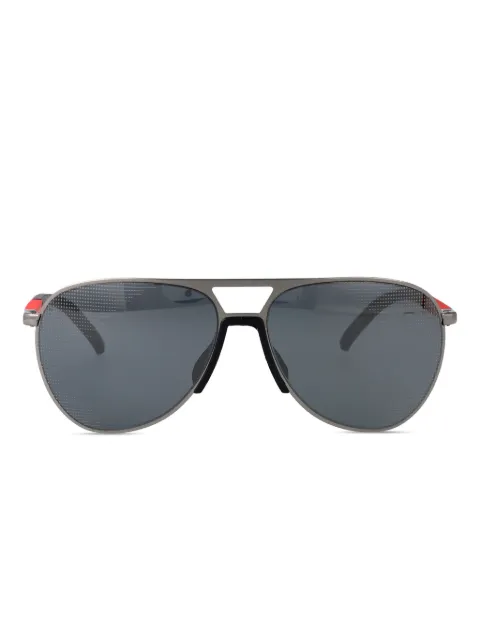 Prada Linea Rossa perforated metal sunglasses