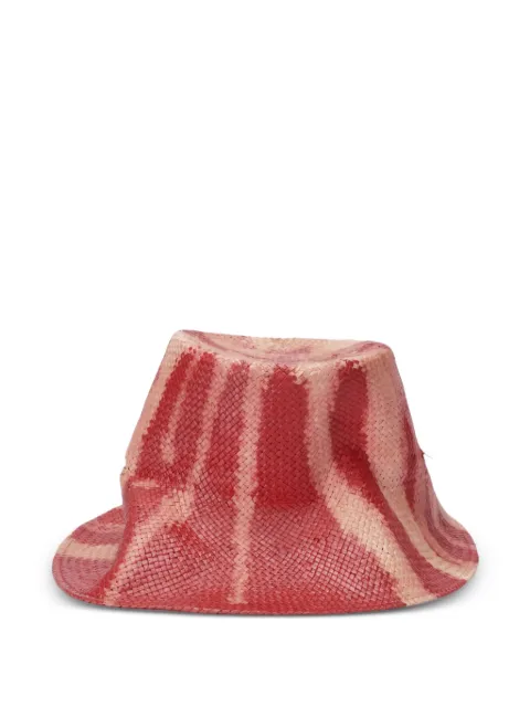 Yesey abstract-pattern woven hat