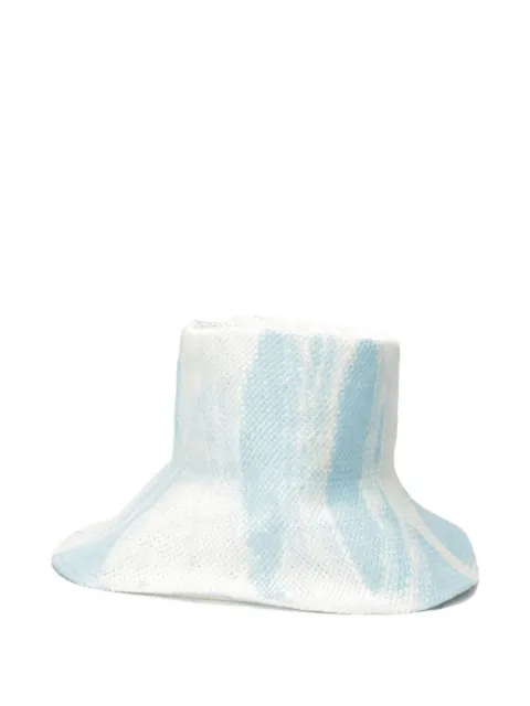 Yesey tie-dye wide-brim hat