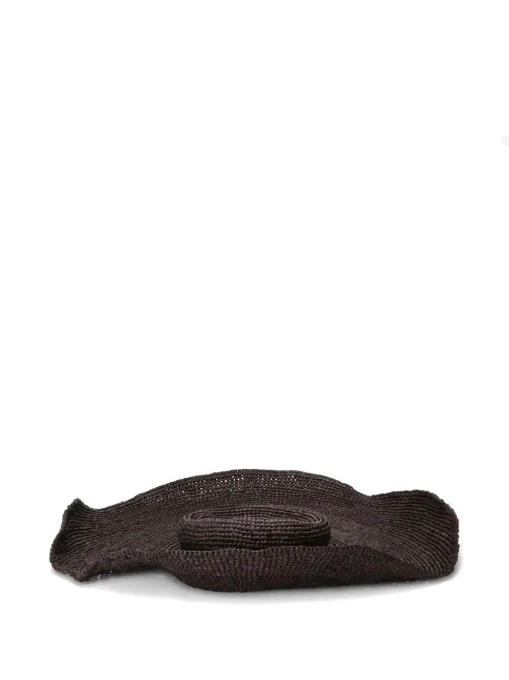 MADE FOR A WOMAN wide-brim sun hat - ブラウン MADE FOR A WOMAN wide-brim sun hat - ブラウン