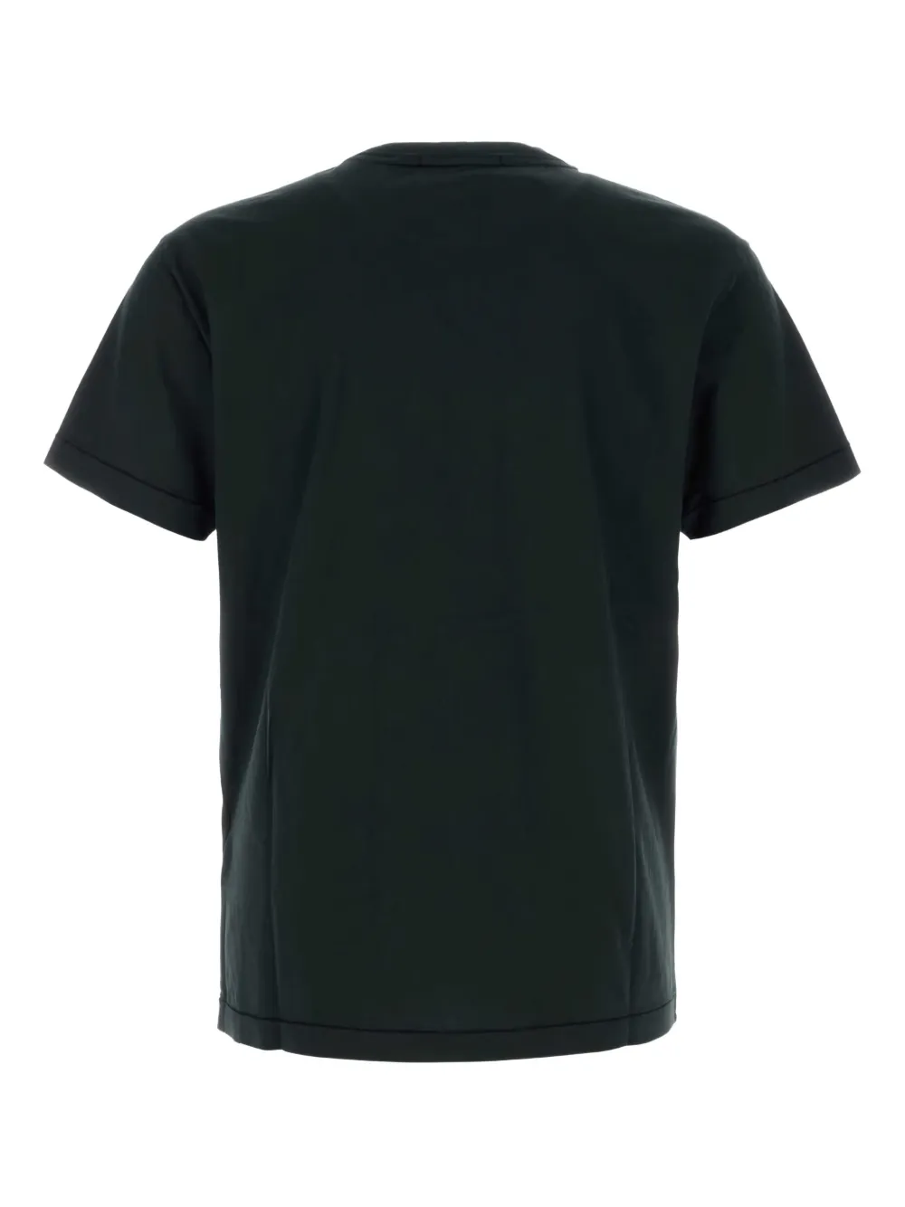 Stone Island Katoenen T-shirt met logopatch Zwart