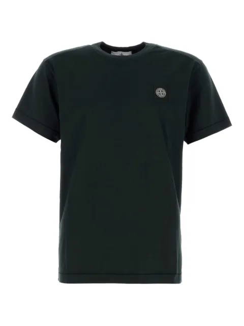 Stone Island logo-patch cotton t-shirt