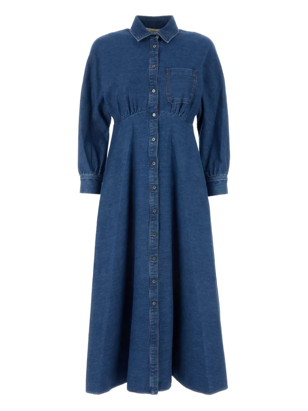 Weekend Max Mara Denim Button-down Shirt Dress