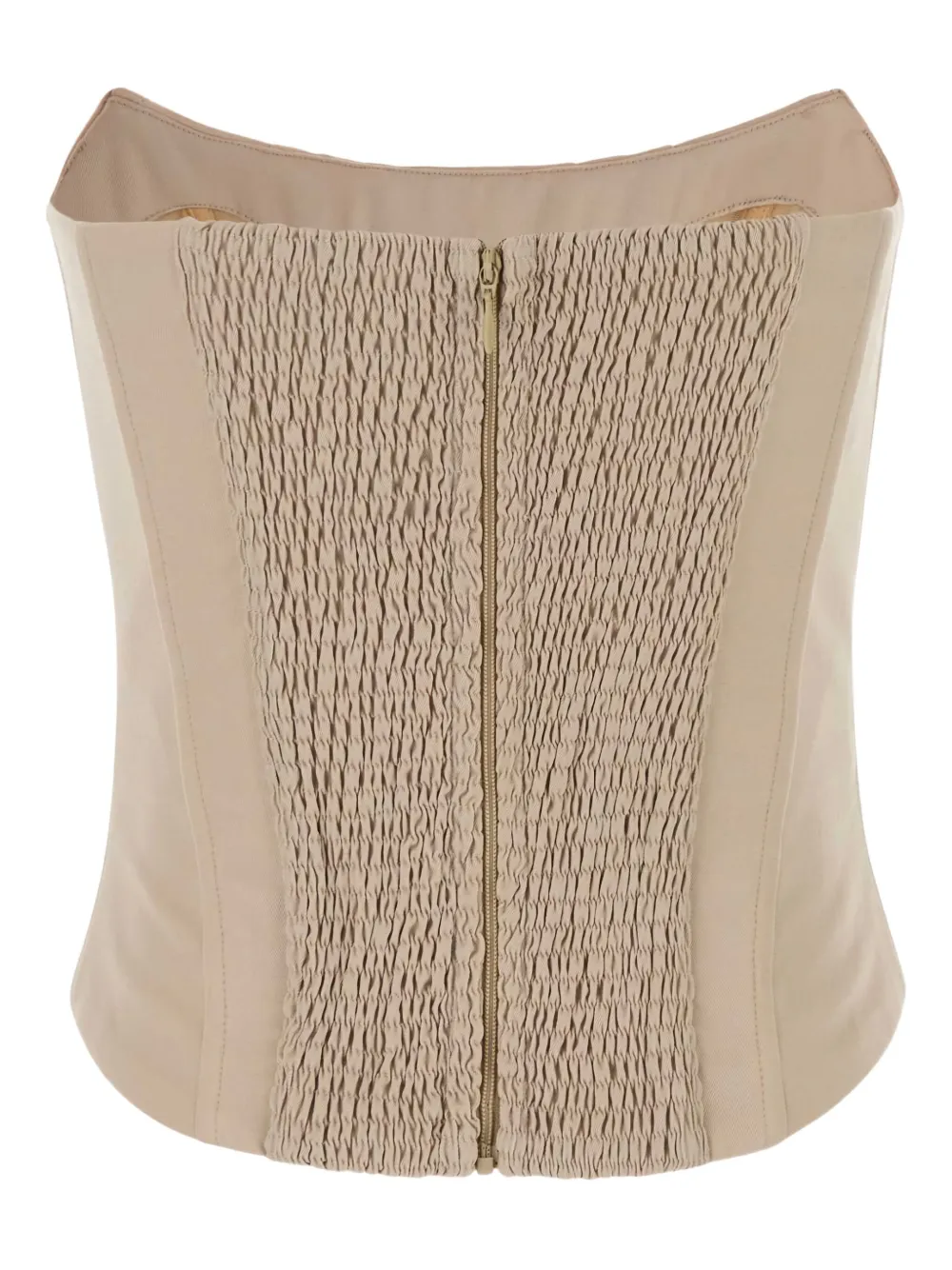 Giuseppe Di Morabito Wollen korset met structuur Beige