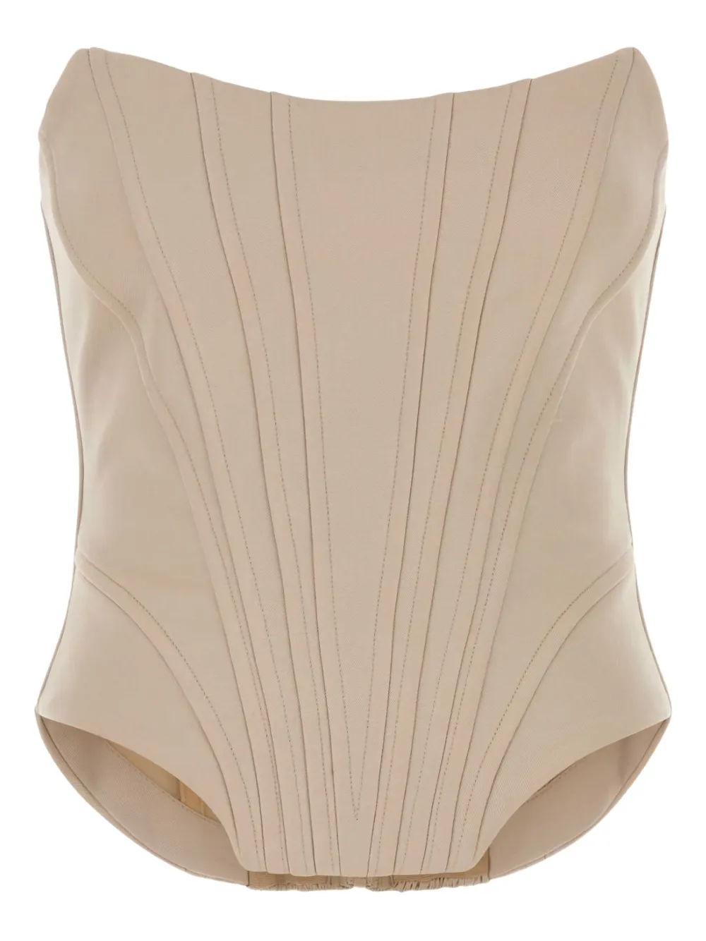 Giuseppe Di Morabito Wollen korset met structuur Beige